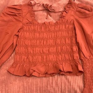 Orange blause size L